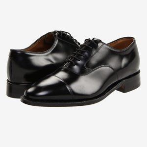 New Johnston & Murphy - Melton Classic Dress Cap Toe Oxford - 9Wide - Black